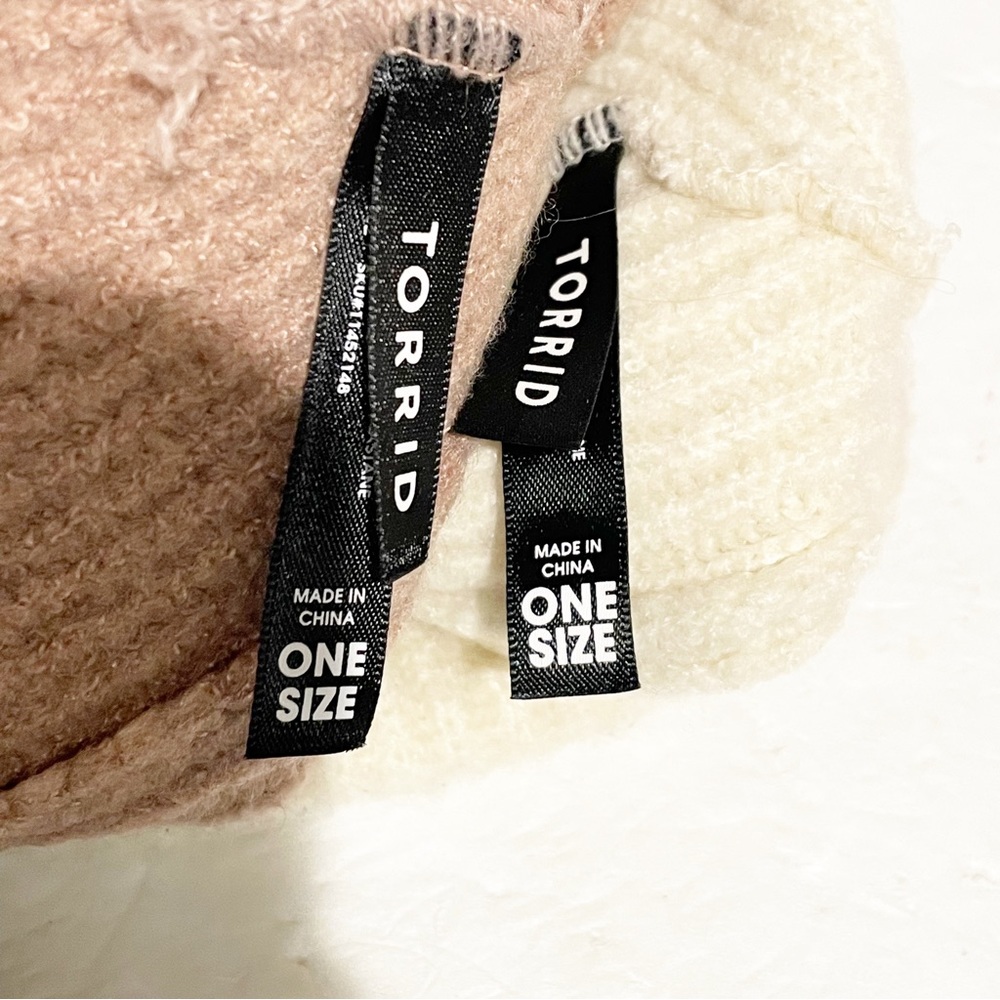 Torrid Cream Tan Knit Beanie Winter Hat One Size‎ - Picture 3 of 3